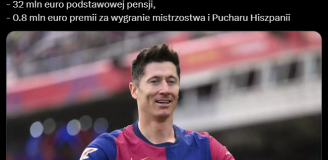 Wiadomo ile Lewy ZAROBIŁ PRZEZ 3 SEZONY w Barcelonie!